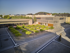 Drohnenfotos vom Campus und den Gebäuden